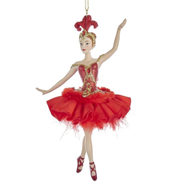Firebird Ballerina Ornament 6.5″